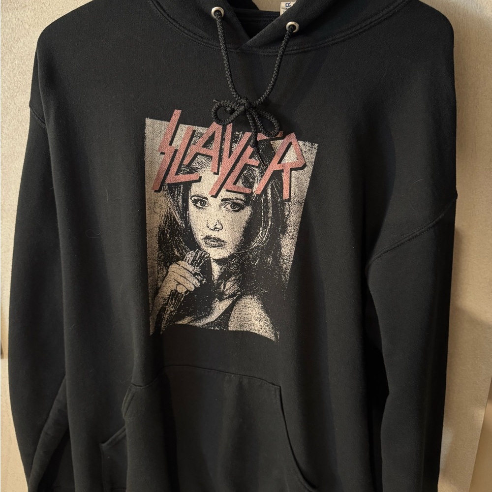 Black Graphic Hoodie